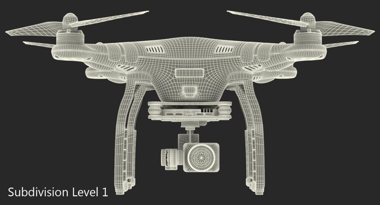 DJI Phantom 3 Professional Quadcopter 3D