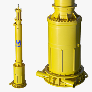 3D Offshore Piling System MENCK model