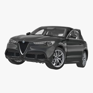 3D model Alfa Romeo Stelvio 2017 Rigged