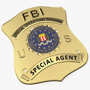 FBI Badge 3D model