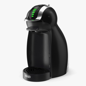 Dolce Gusto Capsule Coffee Machine Black Rigged 3D