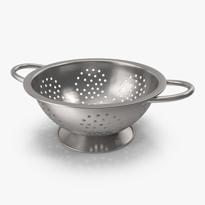 Colander Stainless Steel 3D model