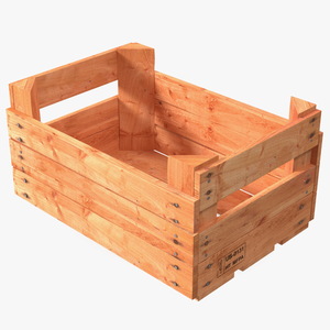 3D Wooden Fruit Box