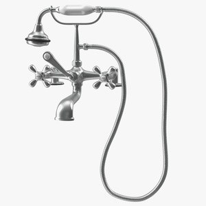 3D model Classic Bath Shower Mixer