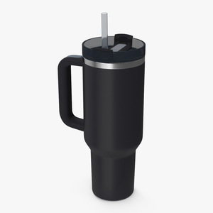 Stanley Insulated Travel Mug Black 3D model