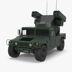 HMMWV M998 Equipped with Avenger 3D