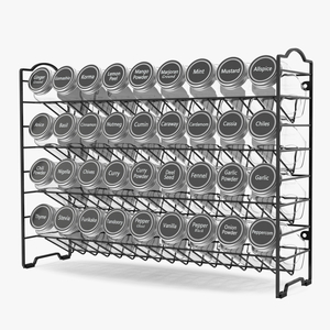 Spice Rack Organizer SpaceAid 3D model