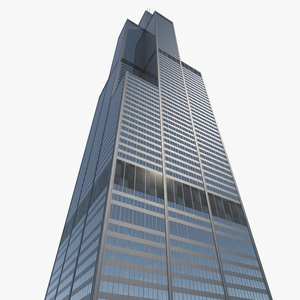 3D model Willis Tower Skyscraper Center