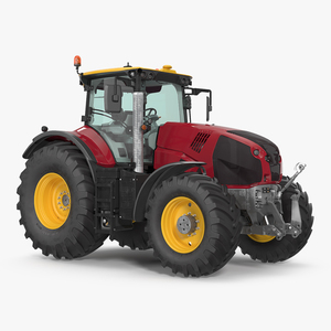 Tractor Generic Detailed Interior Clean 3D model