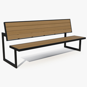 Street Bench 3D