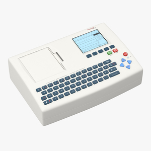 3D Electrocardiograph Machine 2 model