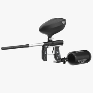 3D model New Empire Axe Paintball Gun Package Kit