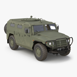 3D model Russian Mobility Vehicle GAZ Tigr M