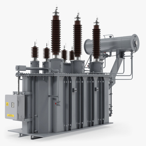 3D Three Phase Transformer model