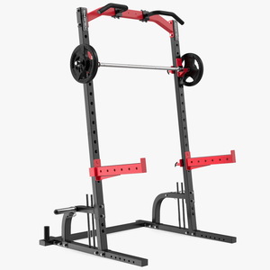 Armortech Half Rack HR33 with SPRI Barbell 3D