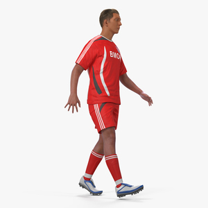 Soccer or Football Player Rigged 2 3D model