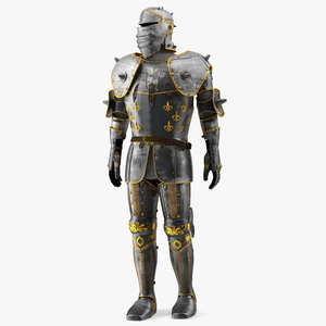 Traditional Knight Armor Suit 3D model