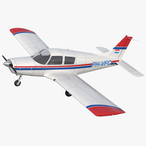 3D model Piper PA 28 Cherokee