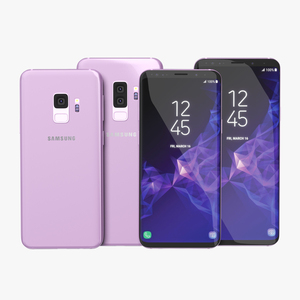 Samsung Galaxy S9 and S9 Plus Lilac Purple 3D