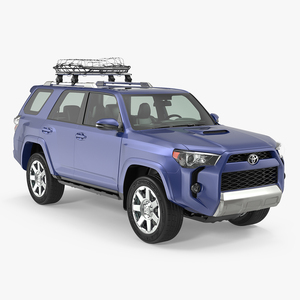 Toyota 4Runner with Thule Canyon XT Roof Basket 3D