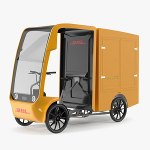 DHL Electric Cargo Bike EAV 3D