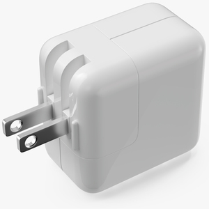 Apple 12W USB Power Adapter Assembled 3D