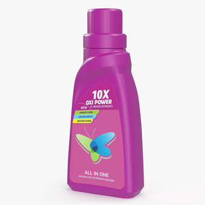 3D Detergent Bottle Mockup model