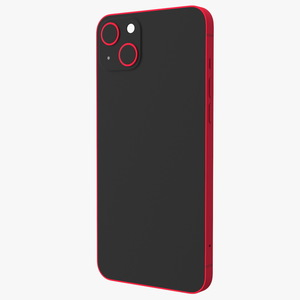 Apple iPhone 14 Plus Red 3D model