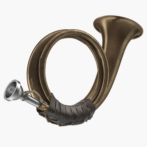 3D model Vintage Hunting Horn