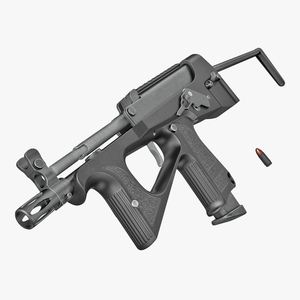 3D Machine Pistol PP 2000 SMG