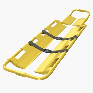 3D Lifting Scoop Stretcher model