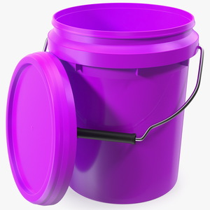 3D Food Grade 5l Plastic Bucket model