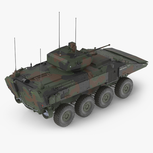 3D US Amphibious Combat Vehicle ACV with 30mm Gun