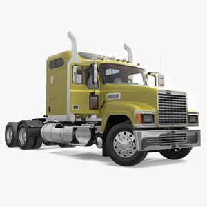 Freight Truck Rigged for Cinema 4D 3D model