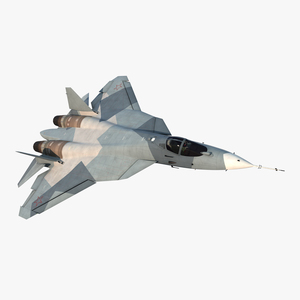 3D model Sukhoi T 50 PAK FA Rigged