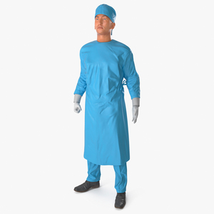 3D Surgeon Doctor Rigged