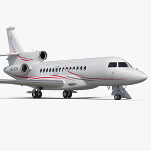 3D Dassault Falcon 7X model