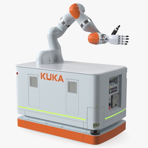 3D Mobile Robot KUKA and Dexterous Hand