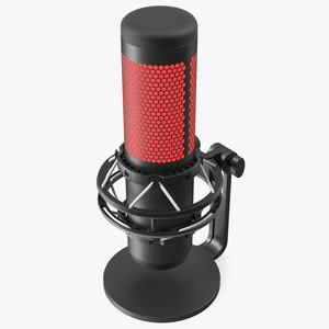 3D Gaming Microphone Black with RGB Light model