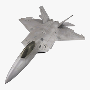 3D F 22 Raptor Rigged model