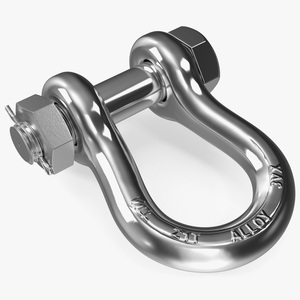 3D Chrome Anchor Shackle