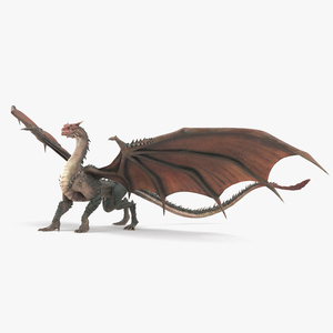 Walking Western Dragon 3D