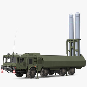 300P Bastion-P Missile System Armed Position 3D model