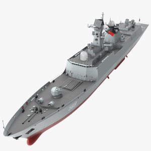 Type 054A Frigate Rigged 3D model