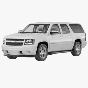 3D Chevrolet Suburban 2014 model