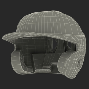 Batting Helmet 3 Generic 3D model