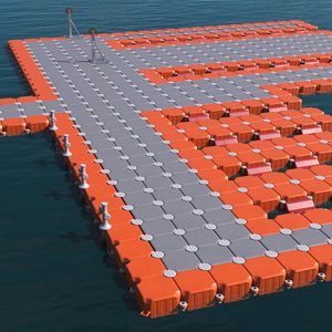 3D model Modular Floating Pontoon Cubes