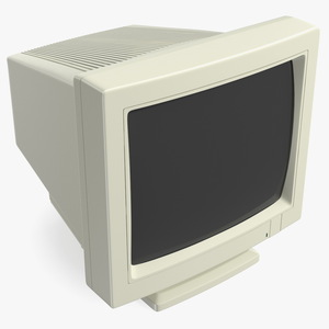 Vintage CRT Monitor 3D model
