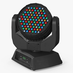 3D model Professional Stage Light LED Light 8 Channels