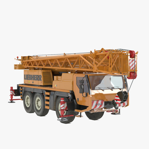 3D Liebherr Mobile Crane